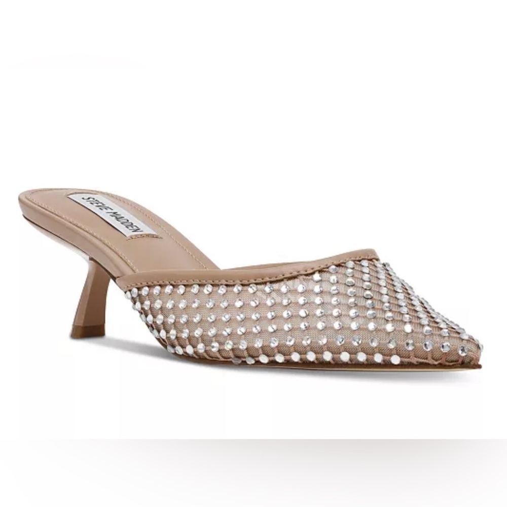 Steve Madden Women's Micki
Rhinestone Kitten Heel Mule Pumps SOLD OUT